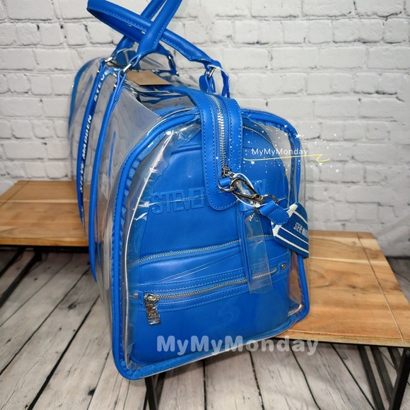 Steve Madden Clear Duffle Bag Set of 7 - Picture 6 of 10